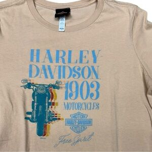 Harley Davidson 1903 Vintage Motorcycle Graphic Tee - Size L